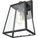 Grant 1 Light 13 inch Powder Coated Black Outdoor Wall Sconce
