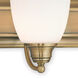 Springfield 5 Light 36 inch Antique Brass Bath Vanity Wall Light