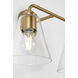 Senda 2 Light 17 inch Satin Brass Bath Vanity Wall Light