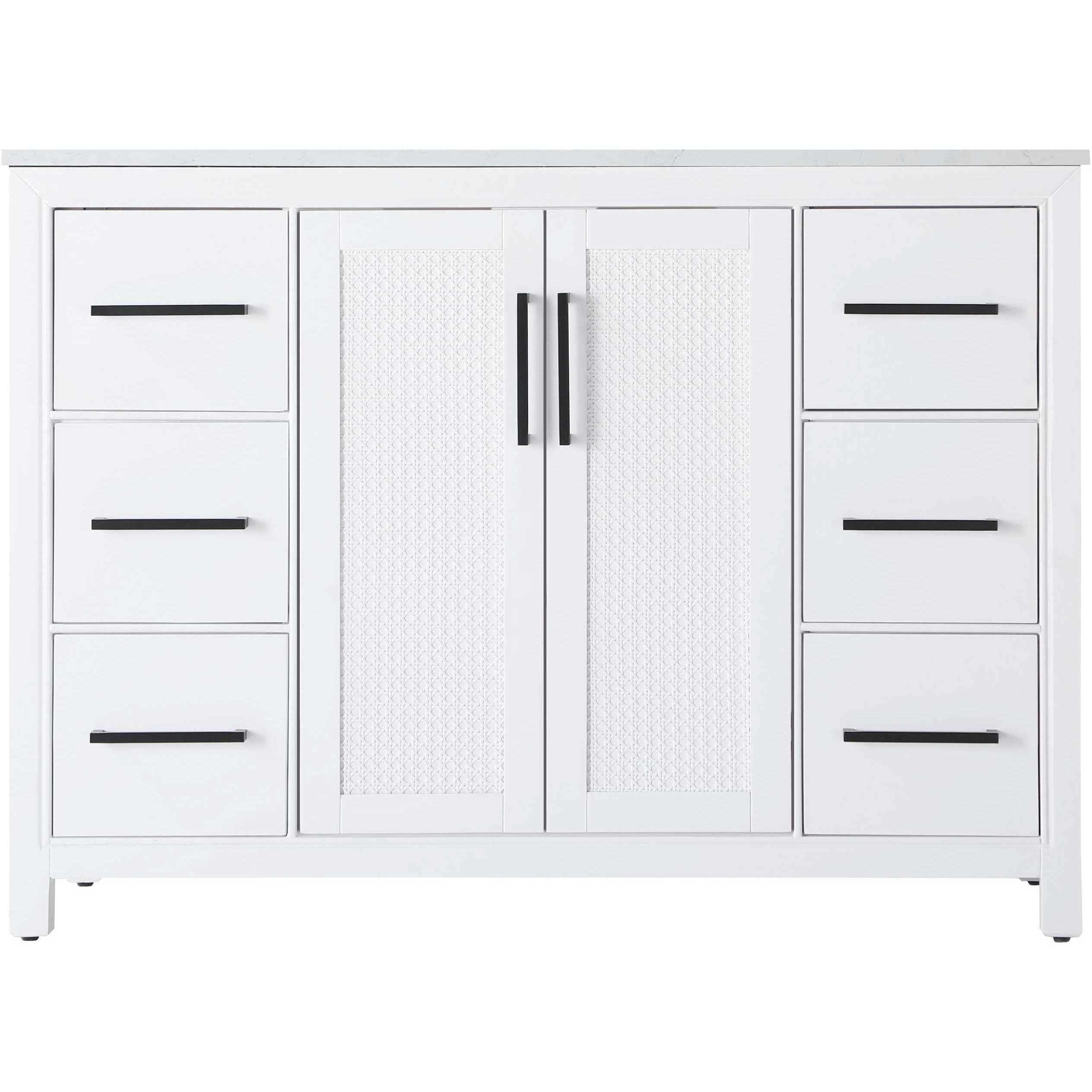 Alina 48 X 34 inch White Bathroom Vanity Cabinet