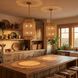 Ashburn 6 Light 16 inch Warm Brass and Rope Pendant Ceiling Light