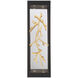Aerie LED 20 inch Gold and Black Outdoor Wall Sconce