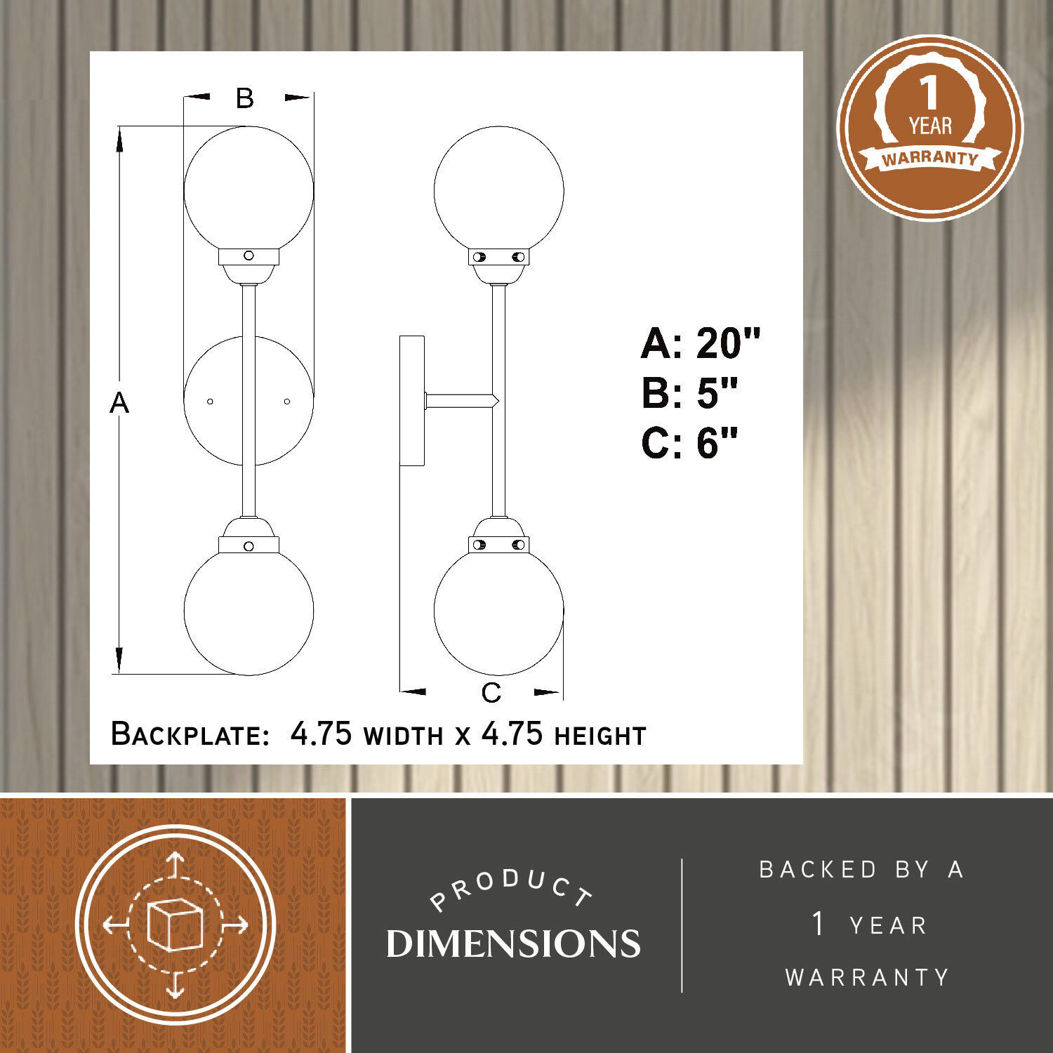 Orbit LED 5 inch Muted Brass and Oil Rubbed Bronze Wall Light in 2