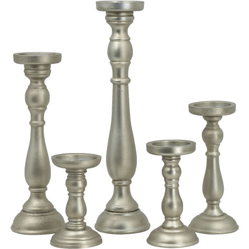Anita Candle Holder in Silver