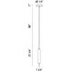 Cumberland LED 5.25 inch Gold Pendant Ceiling Light