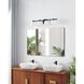 Valentina 4 Light 30 inch Matte Black Vanity Light Wall Light