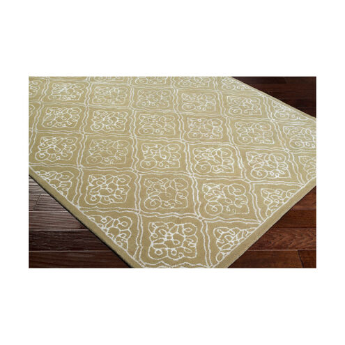 Modern Classics 156 X 108 inch Green and Neutral Area Rug, Wool