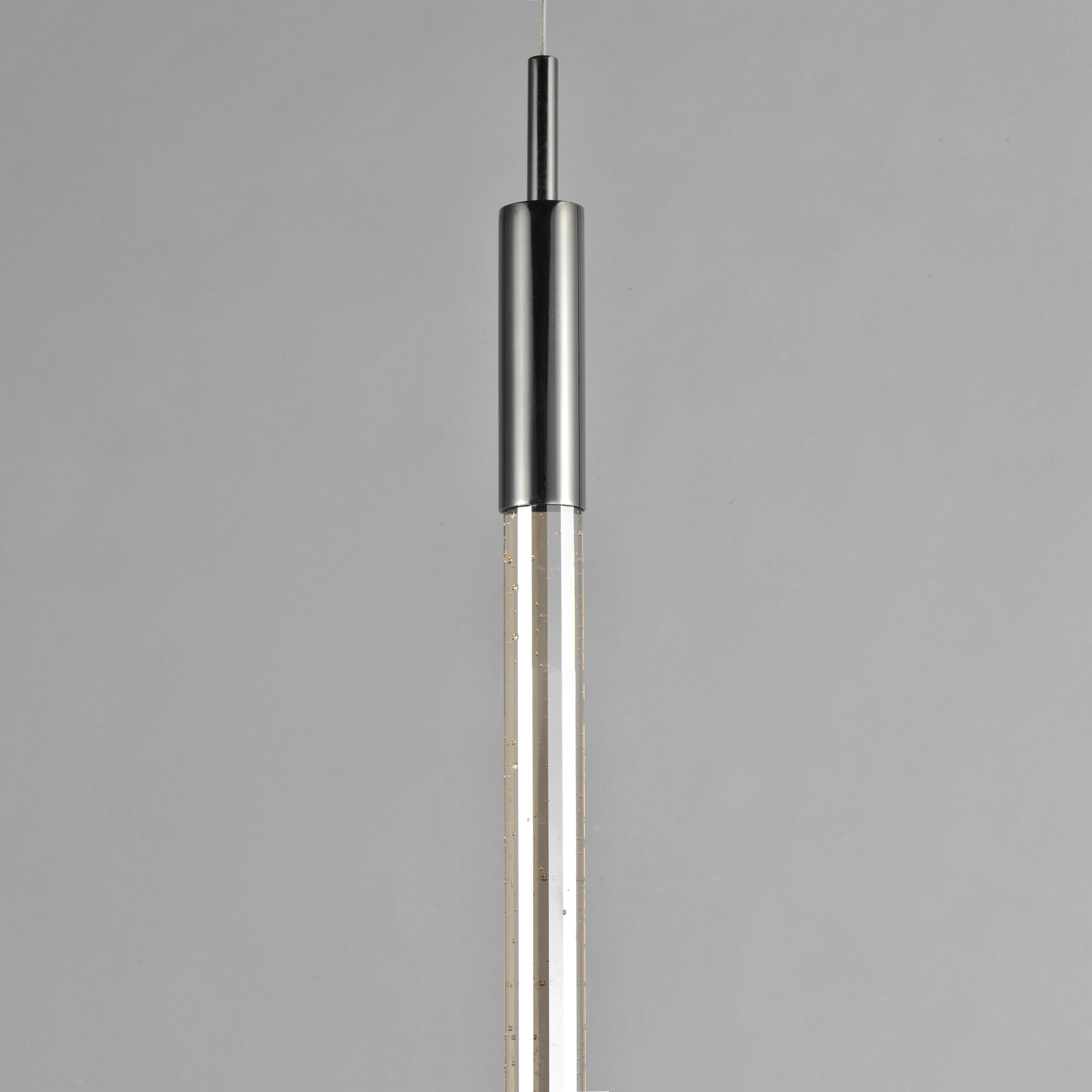 Scepter LED 4.75 inch Black Chrome Mini Pendant Ceiling Light in Bubble