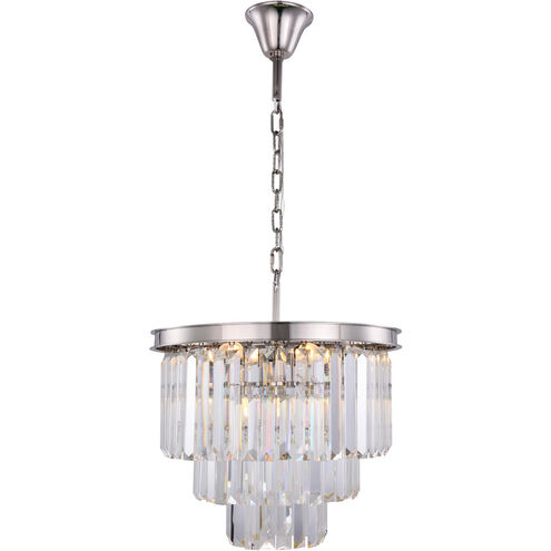 Sydney 9 Light 20 inch Polished Nickel Chandelier Ceiling Light, Urban Classic