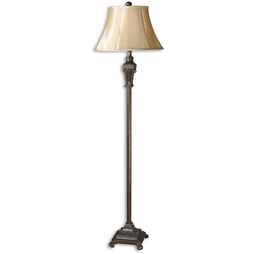 Emmanuel 64 inch 150.00 watt Golden Bronze with Antiqued Black Floor Lamps Portable Light, Set of 2