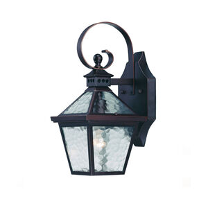 Bay Street 1 Light 14 inch Architectural Bronze Exterior Wall Mount