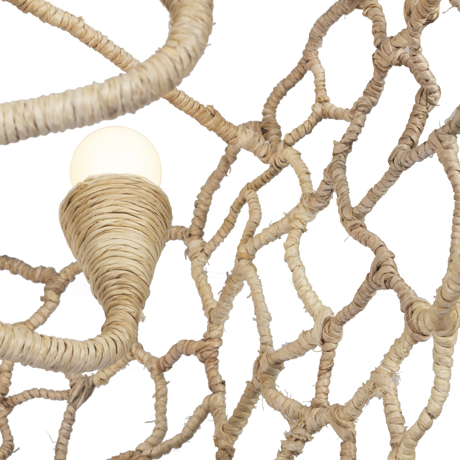 Reef 8 Light 34 inch Warm Ivory Chandelier Ceiling Light