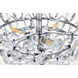 Emilia 3 Light 14 inch Chrome Flush Mount Ceiling Light