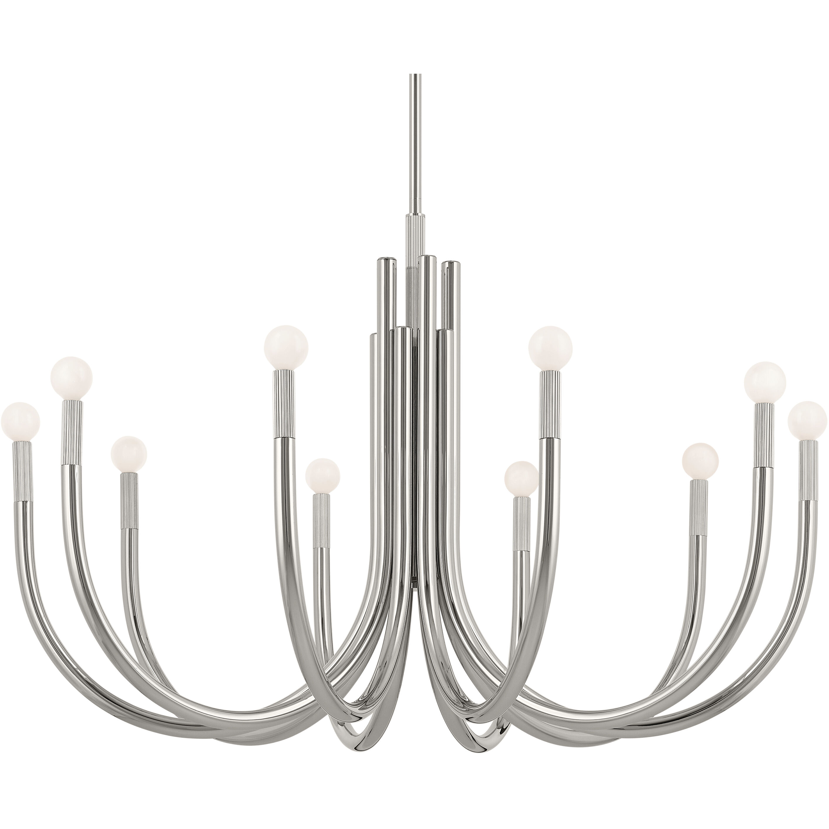 Odensa LED 40.25 inch Polished Nickel Chandelier Ceiling Light