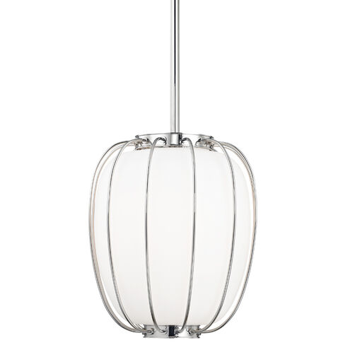 Ephron 1 Light 14 inch Polished Nickel Pendant Ceiling Light