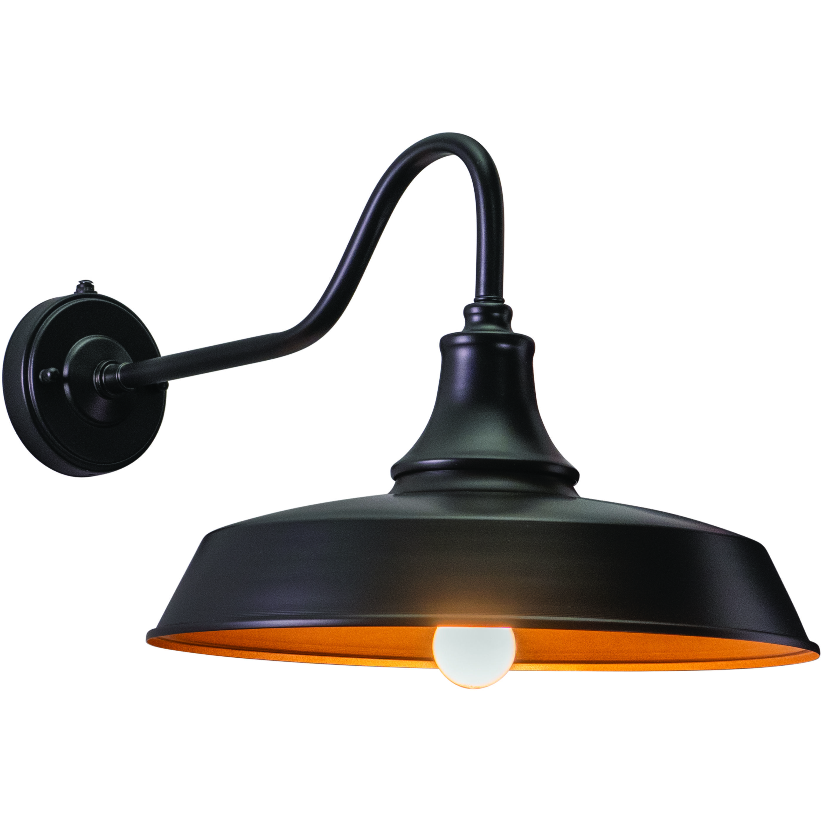 Dorado LED 16.75 inch Dark Bronze and Light Gold Outdoor Wall