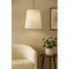 Dalia 1 Light 20 inch Aged Brass Pendant Ceiling Light