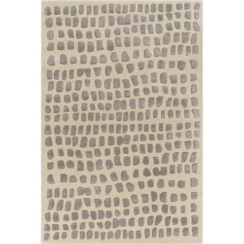 Vilnius 36 X 24 inch Light Beige Rug, Rectangle