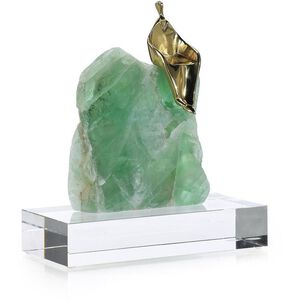 Cloaked Figure 9.5 X 8.5 inch Sculpture, on Chlorophane, III