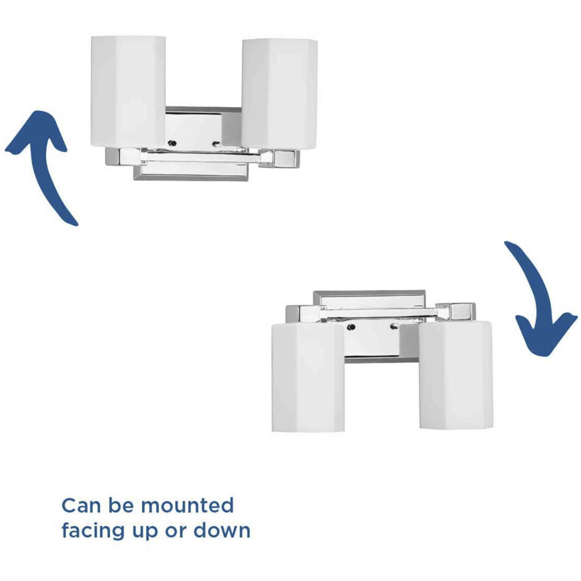 Estrada 2 Light 13.37 inch Polished Chrome Bathroom Vanity Light Wall Light