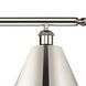 Ballston Cone 3 Light 39 inch Polished Nickel Island Light Ceiling Light
