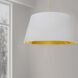Brynn 1 Light 32 inch Aged Brass Pendant Ceiling Light in White/Gold Jewel Tone