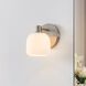 Valentina 1 Light 6.25 inch Brushed Nickel Vanity Light Wall Light