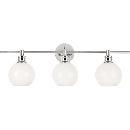 Collier 3 Light 28 inch Chrome Wall sconce Wall Light