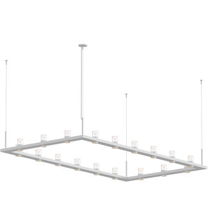 Intervals LED 104 inch Satin White Pendant Ceiling Light