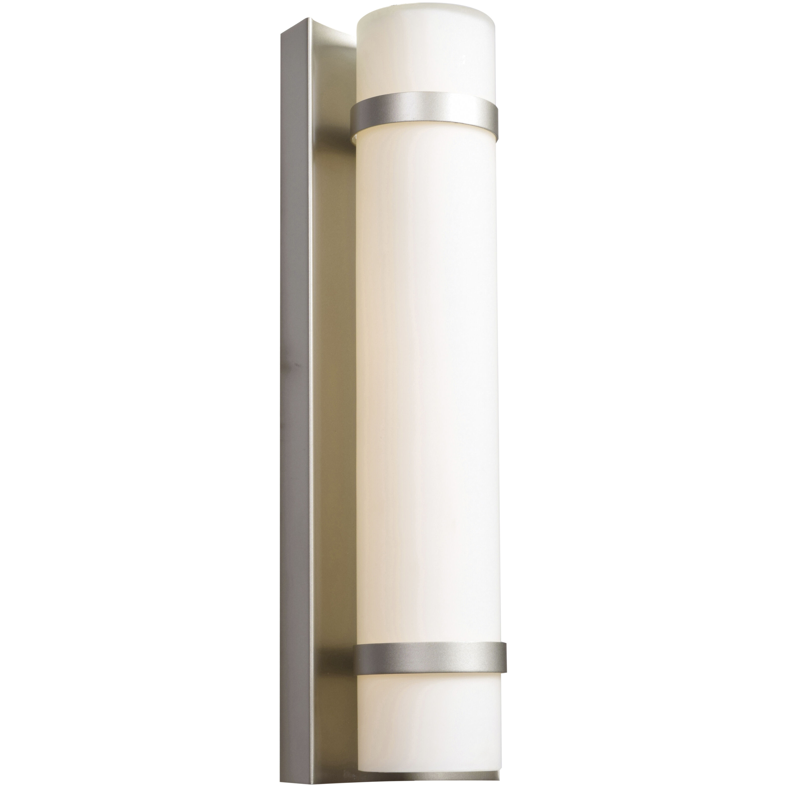 Cilindro LED 4.5 inch Brushed Steel ADA Wall Light