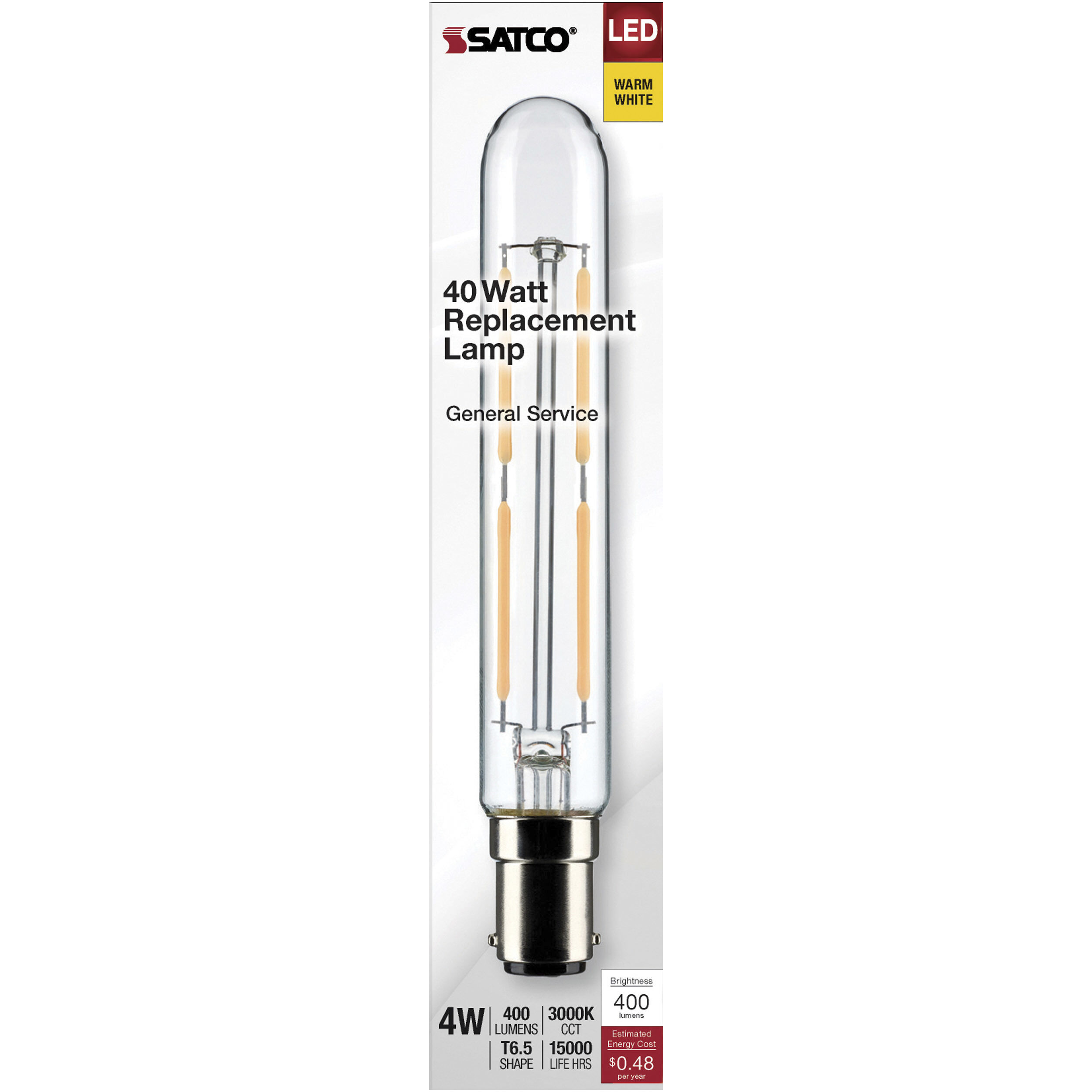 Tube LED 4 watt 120 3000K LED Filament, LED Filament