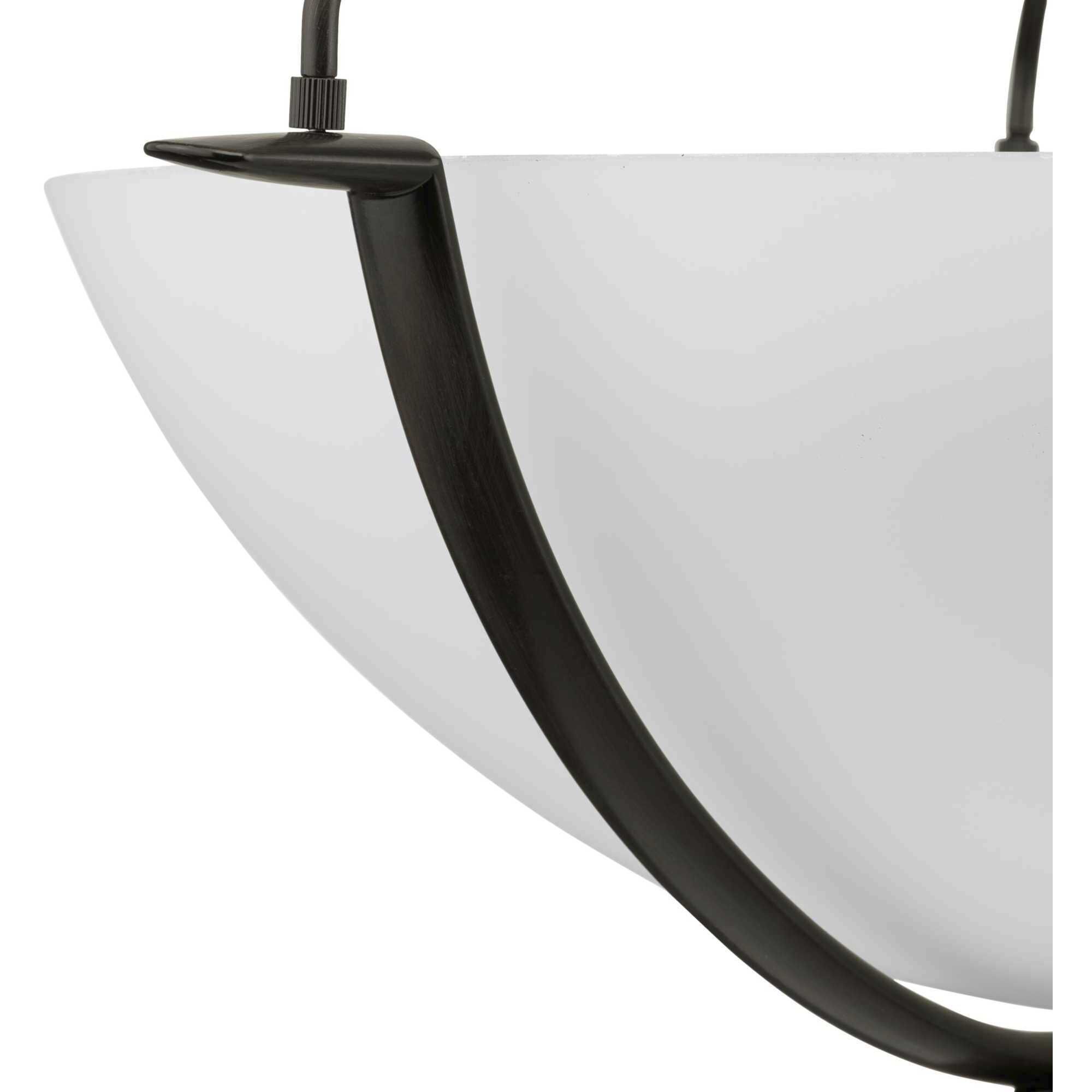 Bravo 3 Light 21 inch Antique Bronze Inverted Pendant Ceiling Light