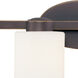 Brookings 4 Light 27 inch Bolivian Bronze Bath Vanity Wall Light
