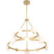 Zill LED 42.13 inch Lily Gold Pendant Ceiling Light