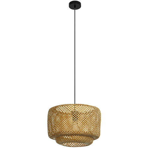 Hettonle 1 Light 16.5 inch Natural Pendant Ceiling Light