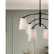 Headington 6 Light 40 inch Coal Chandelier Ceiling Light