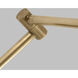 Sean Lavin Ponte 22.6 inch 8.40 watt Natural Brass Task Wall Sconce Wall Light