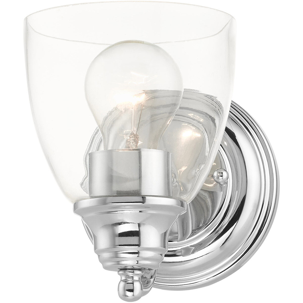 Montgomery 1 Light 5 inch Polished Chrome Vanity Sconce Wall Light