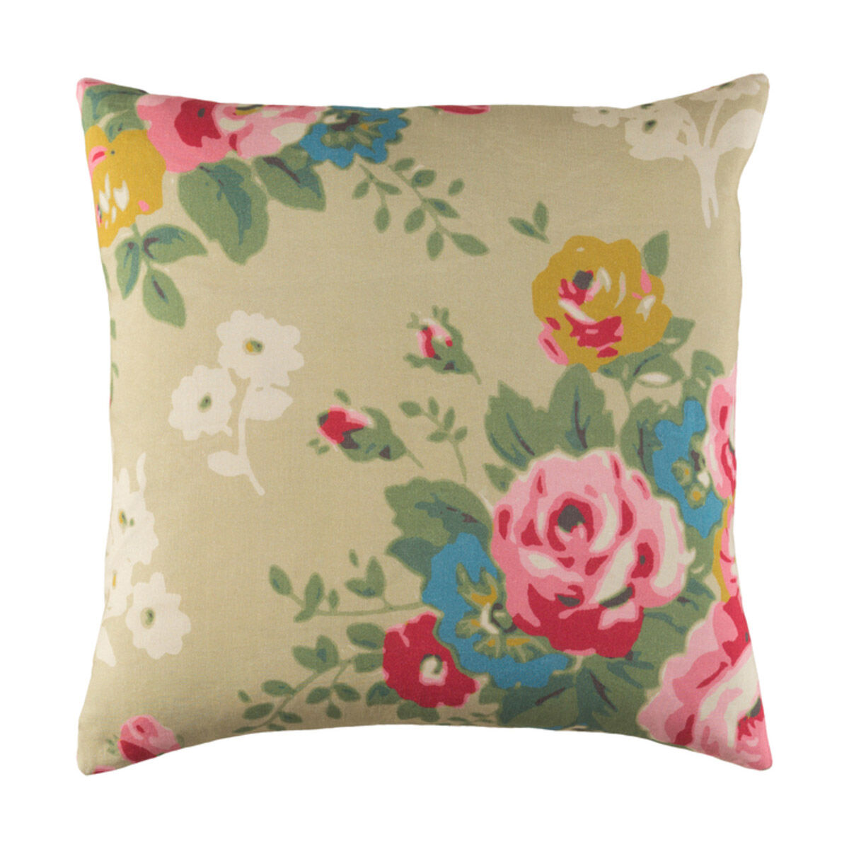 Kalena 18 X 18 inch Moss and Grass Green Throw Pillow