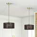 Acordia 1 Light 12 inch Antique Brass Pendant Ceiling Light