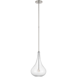 Champalimaud Lomme LED 10 inch Polished Nickel Pendant Ceiling Light, Small