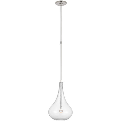 Champalimaud Lomme LED 10 inch Polished Nickel Pendant Ceiling Light, Small