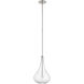 Champalimaud Lomme LED 10 inch Polished Nickel Pendant Ceiling Light, Small