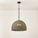 Huxley 3 Light 24 inch Textured Bronze Pendant Ceiling Light