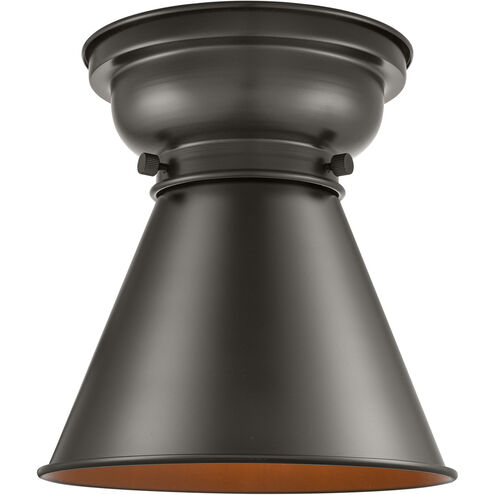 Aditi Appalachian LED 8 inch Oil Rubbed Bronze Flush Mount Ceiling Light, Aditi