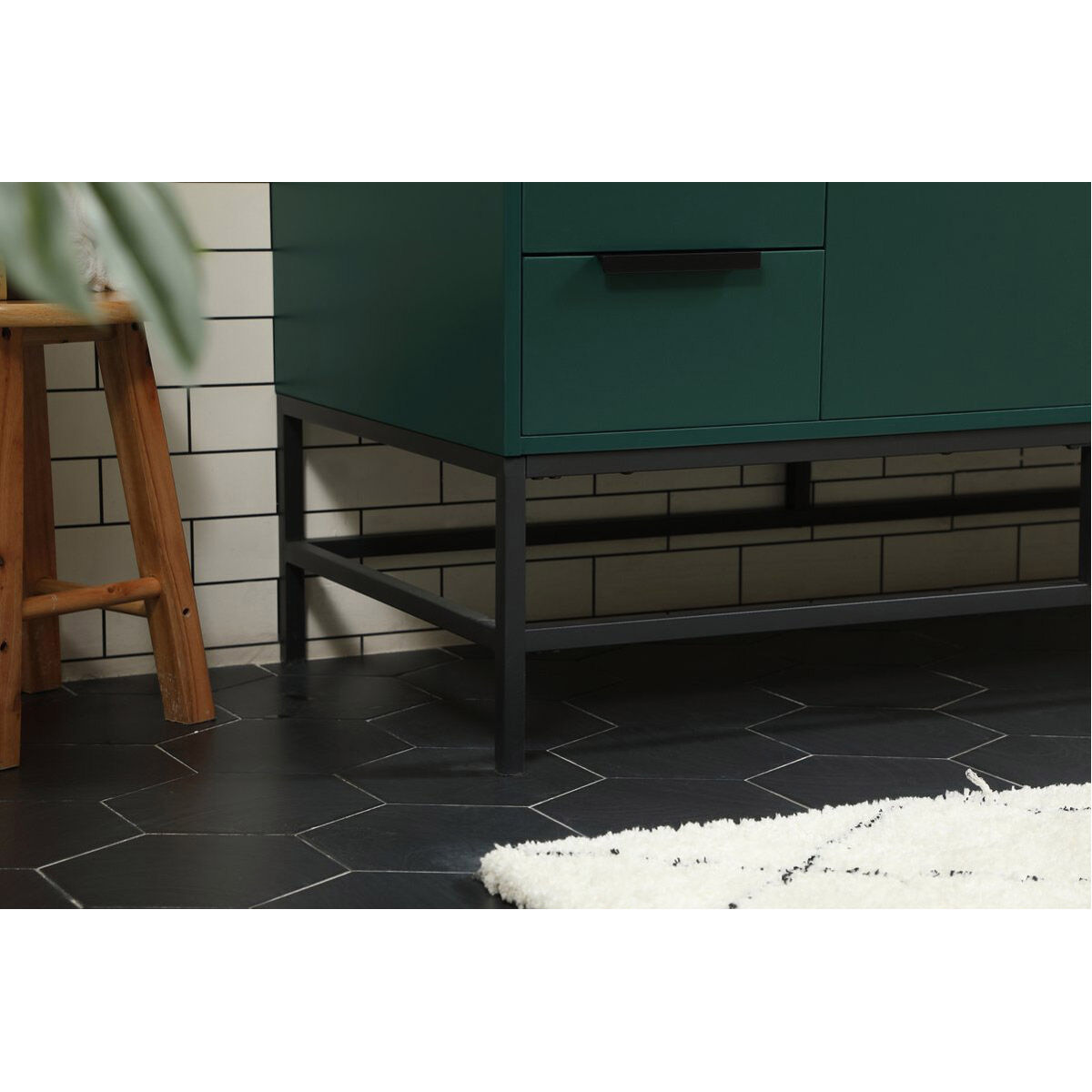 Eugene 48 X 22 X 33.5 inch Green Vanity Sink Set in Not Included