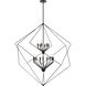 Ashoona 15 Light 43.75 inch Ebony Foyer Pendant Ceiling Light