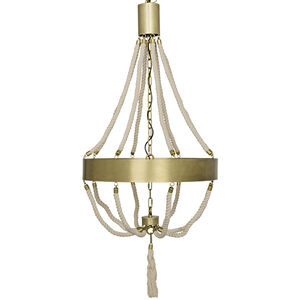 Alec 8 Light 24.5 inch Antique Brass Chandelier Ceiling Light