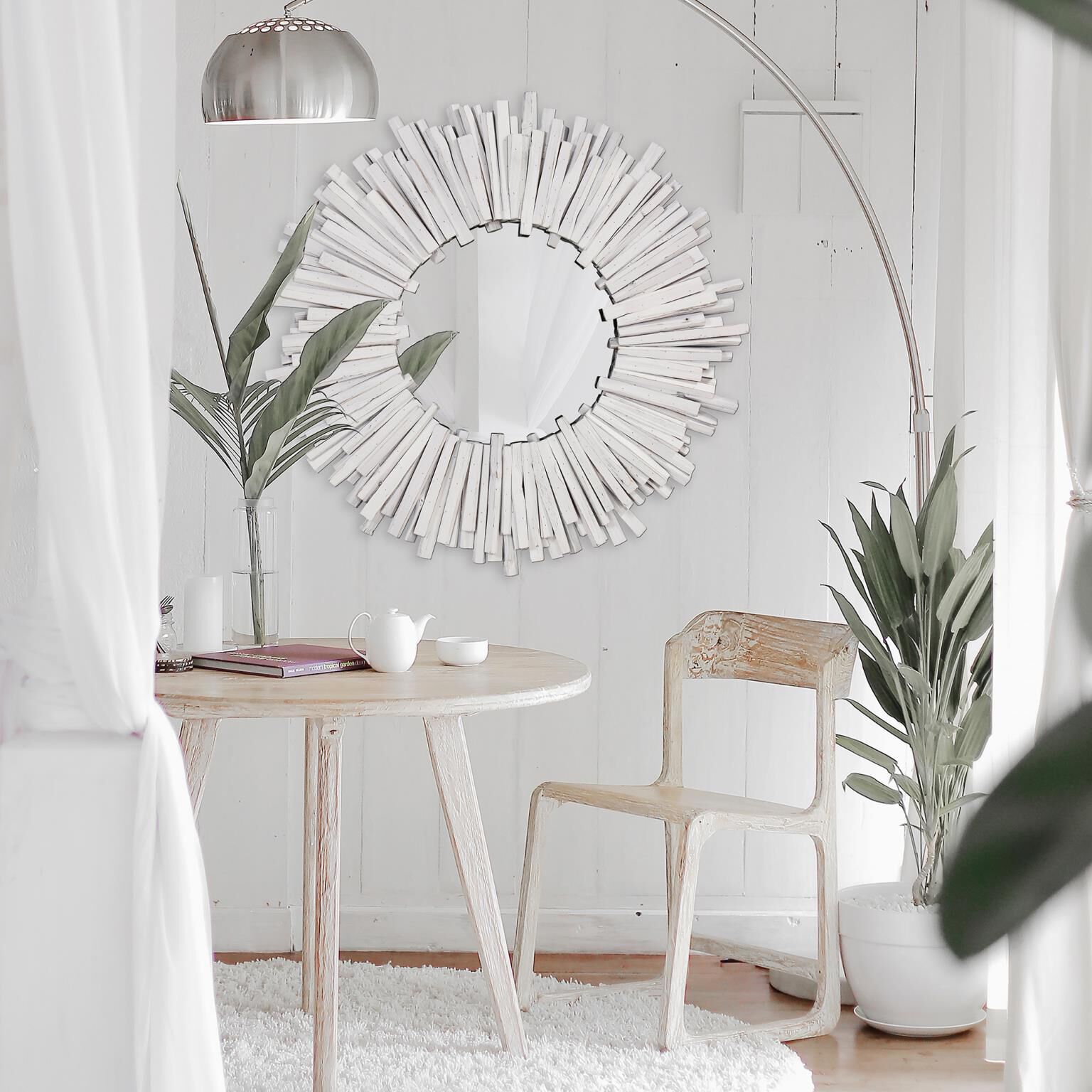 Durango 37 X 37 inch White Mirror