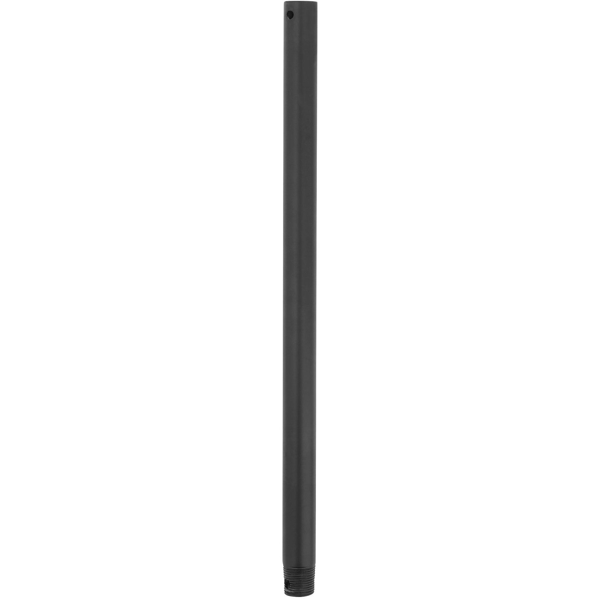 Fan Accessory Matte Black Fan Downrod, 18in